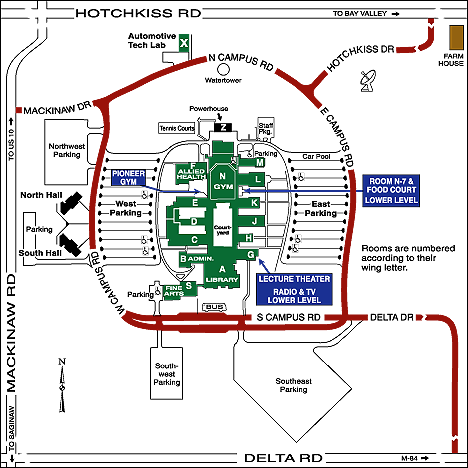 Large Campus Map